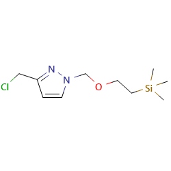 3-(chloromethyl)-1-{[2-(trimethylsilyl)ethoxy]methyl}-1H-pyrazoleͼƬ