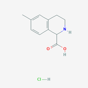 6-Methyl-1,2,3,4-tetrahydro-isoquinoline-1-carboxylic Acid HydrochlorideͼƬ