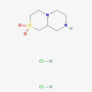 Octahydro-2lambda6-piperazino[2,1-c]thiomorpholine-2,2-dione dihydrochlorideͼƬ