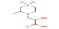 2-hydroxy-3-(3-methyl-1,1-dioxo-1λ?-thiomorpholin-4-yl)propanoicacid图片