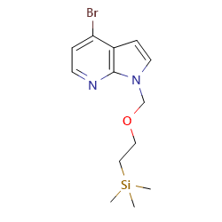 4-bromo-1-{[2-(trimethylsilyl)ethoxy]methyl}-1H-pyrrolo[2,3-b]pyridineͼƬ