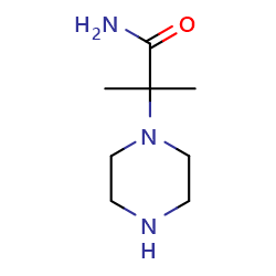 2-methyl-2-(piperazin-1-yl)propanamide图片