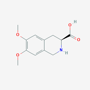 (3S)-1,2,3,4-Tetrahydro-6,7-dimethoxy-3-isoquinolinecarboxylic AcidͼƬ