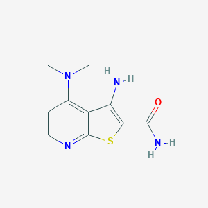 3-Amino-4-(dimethylamino)thieno[2,3-b]pyridine-2-carboxamideͼƬ