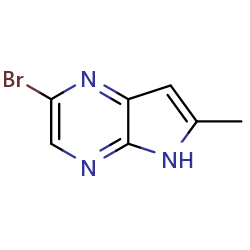 2-bromo-6-methyl-5H-pyrrolo[2,3-b]pyrazineͼƬ