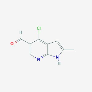 4-chloro-2-methyl-1H-pyrrolo[2,3-b]pyridine-5-carbaldehydeͼƬ