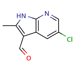 5-chloro-2-methyl-1H-pyrrolo[2,3-b]pyridine-3-carbaldehydeͼƬ