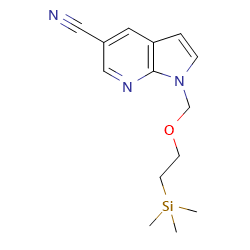 1-{[2-(trimethylsilyl)ethoxy]methyl}-1h-pyrrolo[2,3-b]pyridine-5-carbonitrileͼƬ