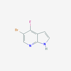 5-bromo-4-fluoro-1H-pyrrolo[2,3-b]pyridineͼƬ
