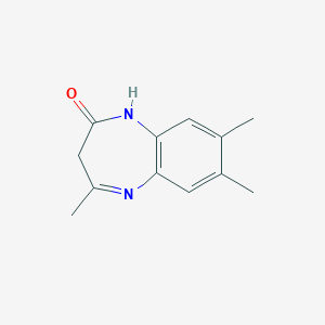 4,7,8-Trimethyl-1H-1,5-benzodiazepin-2-(3H)-oneͼƬ