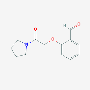 2-[2-Oxo-2-(pyrrolidin-1-yl)ethoxy]benzaldehyde图片