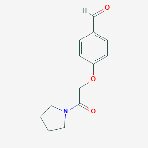 4-[2-Oxo-2-(pyrrolidin-1-yl)ethoxy]benzaldehydeͼƬ