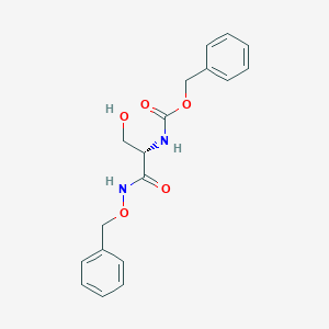 (S)-[1-[(Benzyloxy)carbamoyl]-2-hydroxyethyl]carbamic Acid Benzyl Ester图片