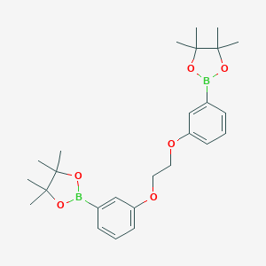 3,3'-(Ethane-1,2-diylbis(oxy))bis(3,1-phenylene)diboronic Acid Pinacol EsterͼƬ