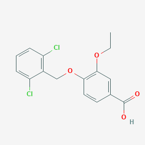 4-[(2,6-dichlorobenzyl)oxy]-3-ethoxybenzoic acid图片