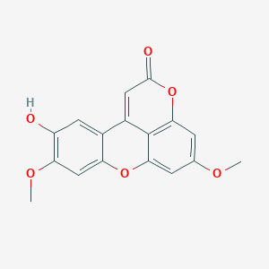 10-Hydroxy-5,9-dimethoxy-2H-pyrano[2,3,4-kl]xanthen-2-oneͼƬ