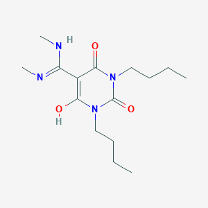 5-(Bis-methylamino-methylene)-1,3-dibutyl-pyrimidine-2,4,6(1h,3h,5h)-trioneͼƬ