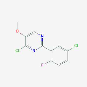 4-Chloro-2-(5-chloro-2-fluorophenyl)-5-methoxypyrimidineͼƬ