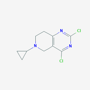 2,4-Dichloro-6-cyclopropyl-5,6,7,8-tetrahydropyrido[4,3-d]pyrimidineͼƬ