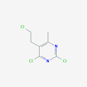 2,4-dichloro-5-(2-chloroethyl)-6-methylpyrimidineͼƬ