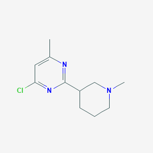 4-Chloro-6-methyl-2-(1-methyl-piperidin-3-yl)-pyrimidine图片