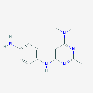 N6-(4-aminophenyl)-2,N4,N4-trimethylpyrimidine-4,6-diamineͼƬ