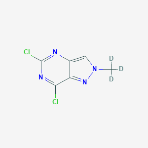 5,7-Dichloro-2-(trideuteriomethyl)pyrazolo[4,3-d]pyrimidineͼƬ