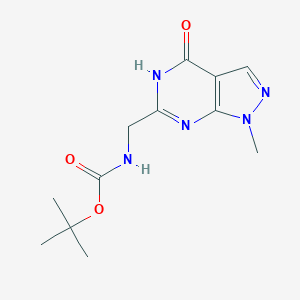 tert-butylN-({1-methyl-4-oxo-1H,4H,5H-pyrazolo[3,4-d]pyrimidin-6-yl}methyl)carbamateͼƬ
