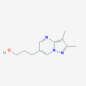 3-{2,3-Dimethylpyrazolo[1,5-a]pyrimidin-6-yl}propan-1-olͼƬ