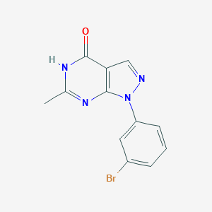 1-(3-Bromophenyl)-6-methyl-1H,4H,5H-pyrazolo[3,4-d]pyrimidin-4-oneͼƬ
