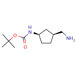 tert-butylN-[(1R,3S)-3-(aminomethyl)cyclopentyl]carbamateͼƬ