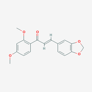 (2E)-3-(2H-1,3-benzodioxol-5-yl)-1-(2,4-dimethoxyphenyl)prop-2-en-1-oneͼƬ