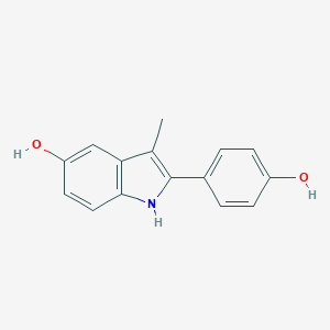 2-(4-Hydroxyphenyl)-3-methyl-1H-indol-5-olͼƬ