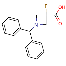 1-(diphenylmethyl)-3-fluoroazetidine-3-carboxylicacidͼƬ