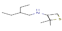 N-(2-ethylbutyl)-2,2-dimethylthietan-3-amineͼƬ