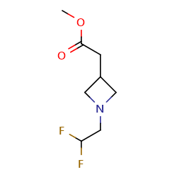 methyl2-[1-(2,2-difluoroethyl)azetidin-3-yl]acetateͼƬ