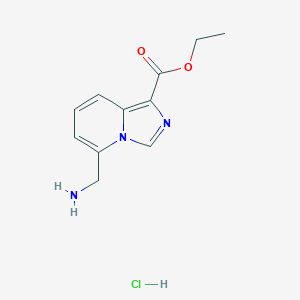 Ethyl 5-Aminomethyl-imidazo[1,5-a]pyridine-1-carboxylate HydrochlorideͼƬ