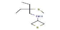 N-[2-ethyl-2-(methylsulfanyl)butyl]thietan-3-amineͼƬ