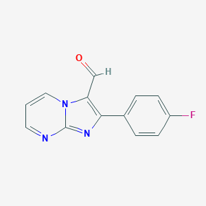 2-(4-Fluoro-phenyl)-imidazo[1,2-a]pyrimidine-3-carbaldehydeͼƬ
