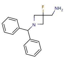 [1-(diphenylmethyl)-3-fluoroazetidin-3-yl]methanamineͼƬ