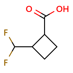 2-(difluoromethyl)cyclobutane-1-carboxylicacidͼƬ