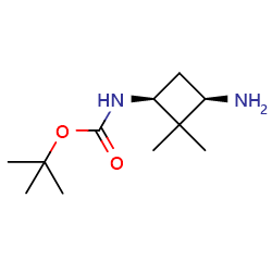 cis-3-(boc-amino)-2,2-dimethylcyclobutylamineͼƬ
