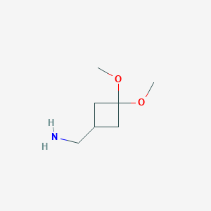 (3,3-dimethoxycyclobutyl)methanamineͼƬ