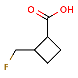 2-(fluoromethyl)cyclobutane-1-carboxylicacidͼƬ