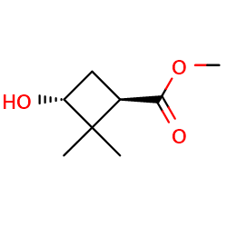 trans-methyl2,2-dimethyl-3-hydroxycyclobutanecarboxylateͼƬ