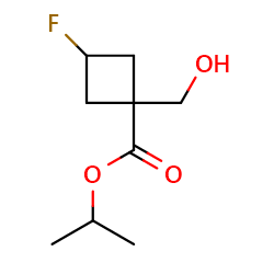 propan-2-yl3-fluoro-1-(hydroxymethyl)cyclobutane-1-carboxylateͼƬ