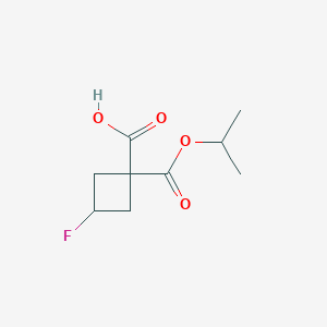 3-fluoro-1-[(propan-2-yloxy)carbonyl]cyclobutane-1-carboxylicacidͼƬ