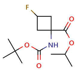 propan-2-yl1-{[(tert-butoxy)carbonyl]amino}-3-fluorocyclobutane-1-carboxylateͼƬ