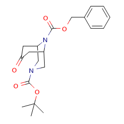 7-Oxo-3,9-diaza-bicyclo[3,3,1]nonane-3,9-dicarboxylicacid9-benzylester3-tert-butylesterͼƬ