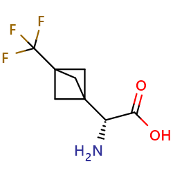 (2R)-2-amino-2-[3-(trifluoromethyl)bicyclo[1,1,1]pentan-1-yl]aceticacidͼƬ
